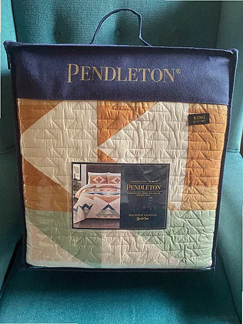 NEW Pendleton Solstice Canyon Coverlet 3 pc Set KING