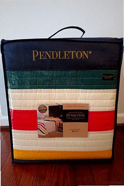 NWT PENDLETON Iconic GLACIER PARK QUEEN QUILT (Not Coverlet) SET Quilt + Shams