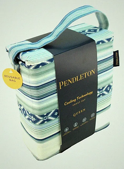Pendleton Beacon Serape Cooling Technology 4-Pc Sheet Set QUEEN 2 Pillowcases