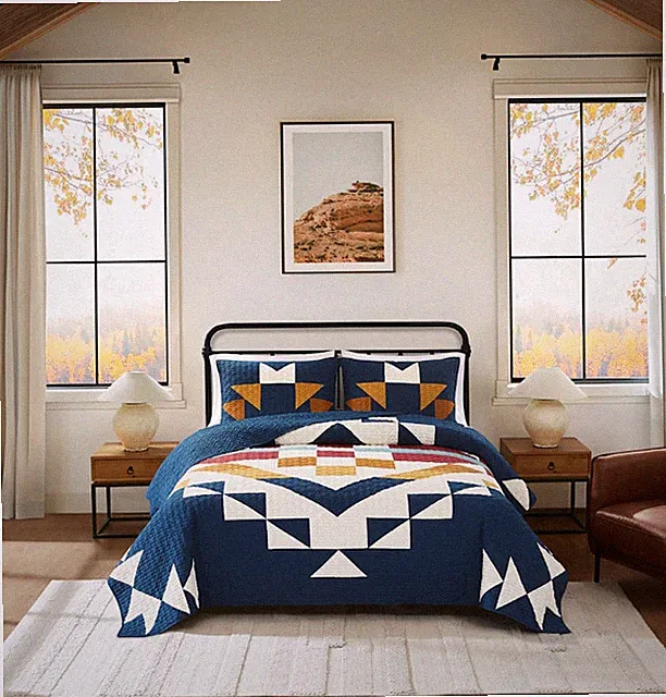 Pendleton Castle Rock 3P King Quilt shams Set