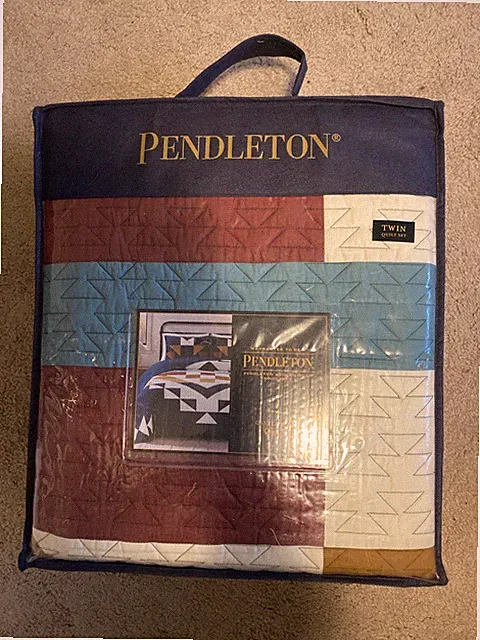 Pendleton CASTLE ROCK Quilt Set, Twin, NWT