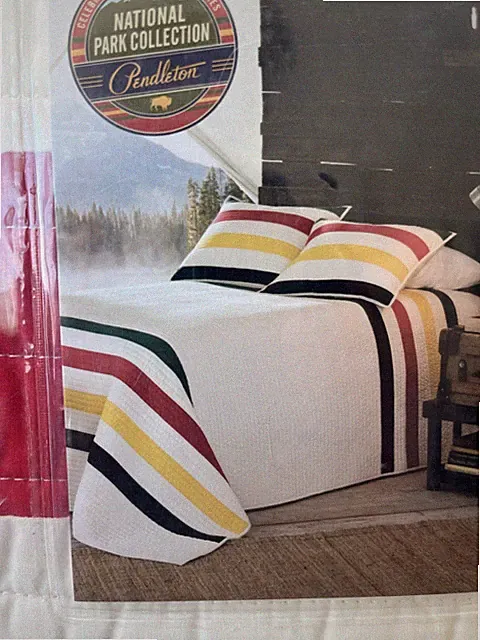 Pendleton~Glacier Park~Full/Queen Set~1 Quilt + 2 shams~National Park Collection