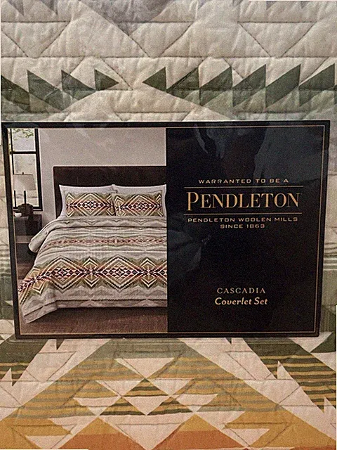 Pendleton King Size Coverlet Set Cascadia