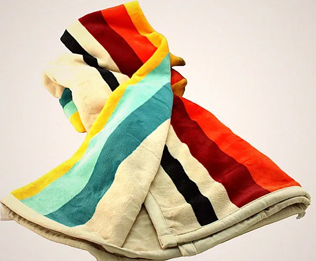 PENDLETON Mt Foraker 50"x70" Multi-Color Reversible Classic Style Throw Blanket