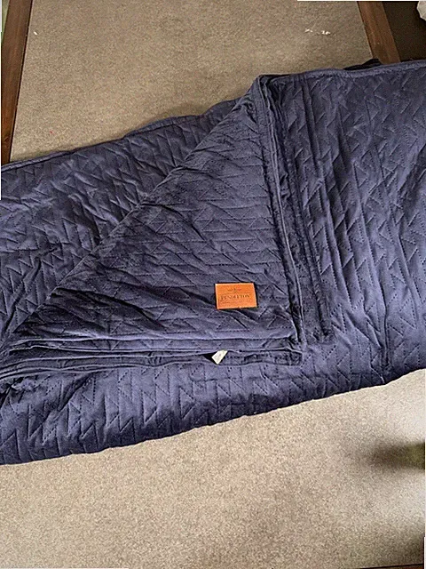 Pendleton Weighted Blanket 48" x 72" w/ Removable Cover Grand Mesa /Box Quilted